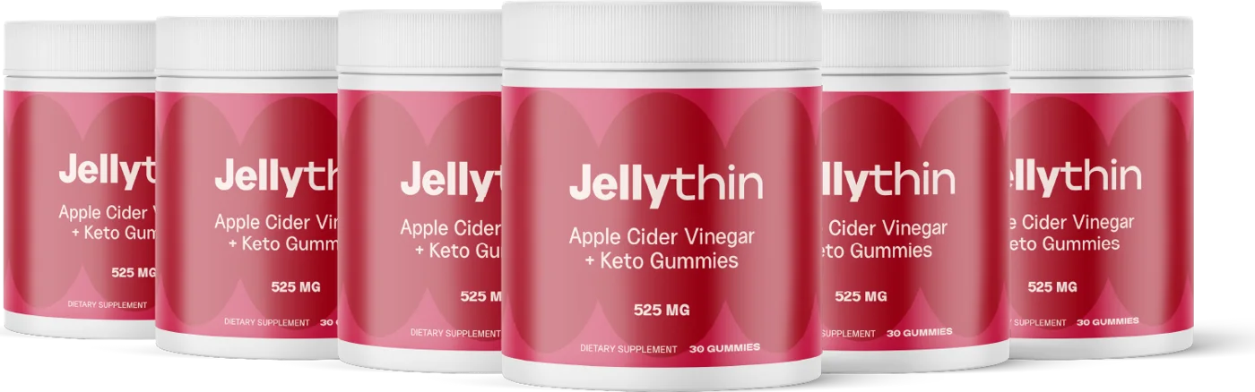 Six bottles of JellyThin
